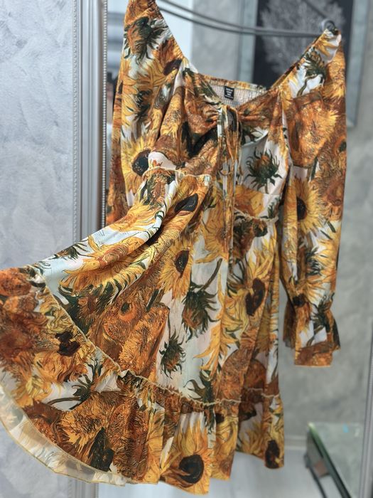 Rochie imprimeu floarea soarelui