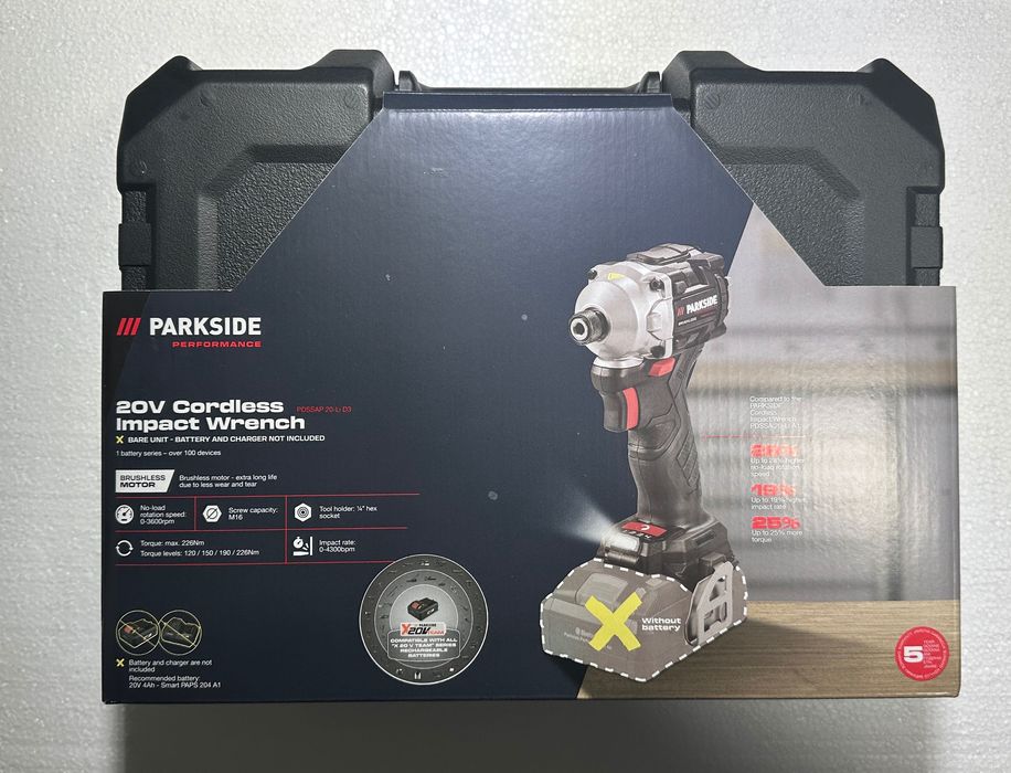 Masina de insurubat (impact) cu acumulator PARKSIDE PDSSAP 20-Li
D3