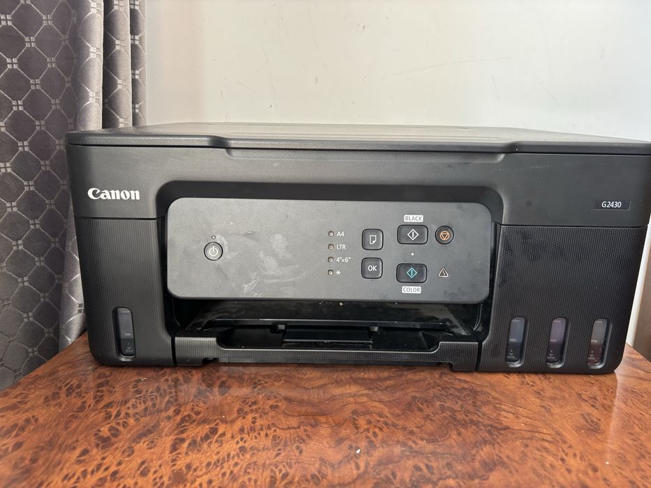 Ноутбук и принтер