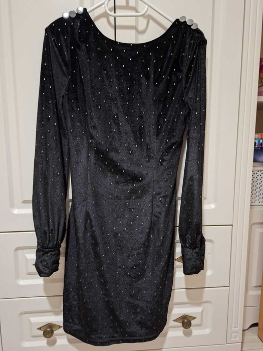 Rochie GUESS Eleganta din catifea - S