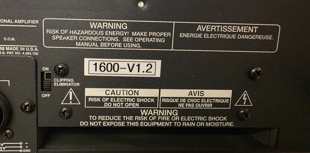 Крайно стъпало  Bose 1600