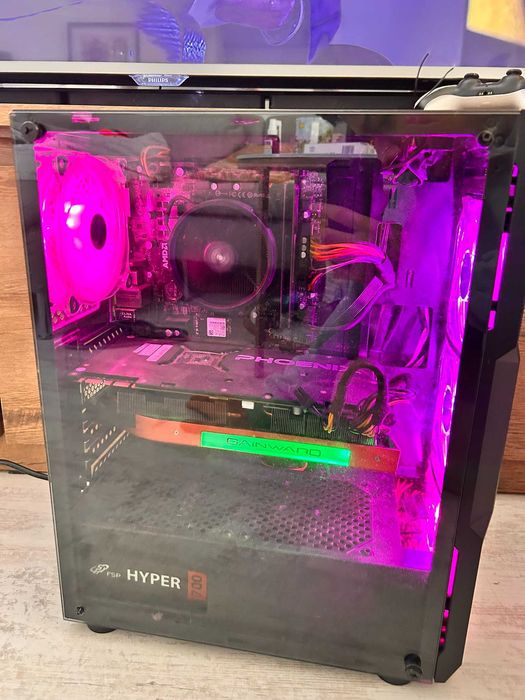 Продавам геймърски / работен компютър NVIDIA GeForce GTX 1070 Ti