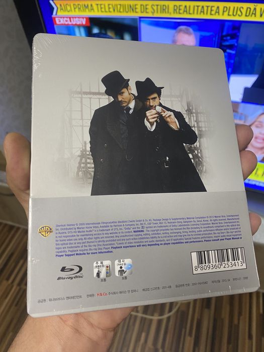 Blu ray Sherlock Holmes steelbook