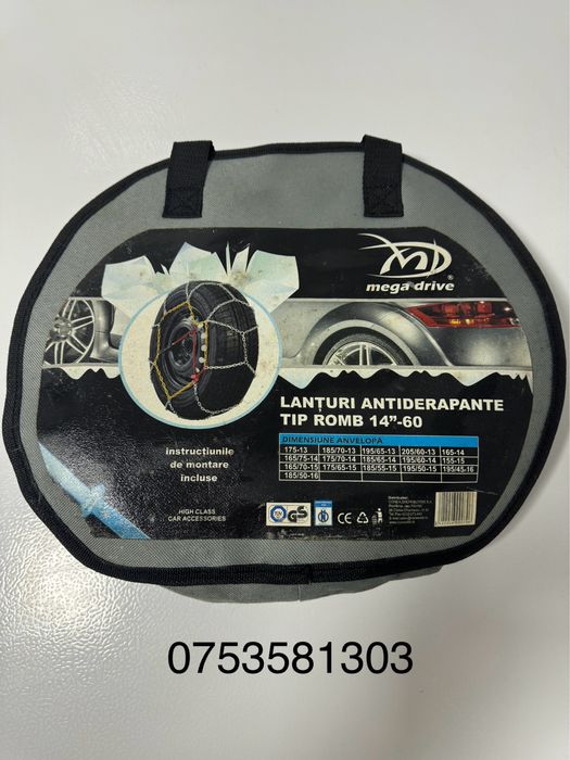 Vând lanturi antiderapante noi, nefolosite 13,14,15,16