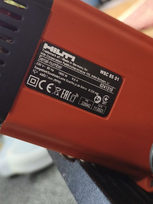 Fierăstrău circular hilti wsc 85