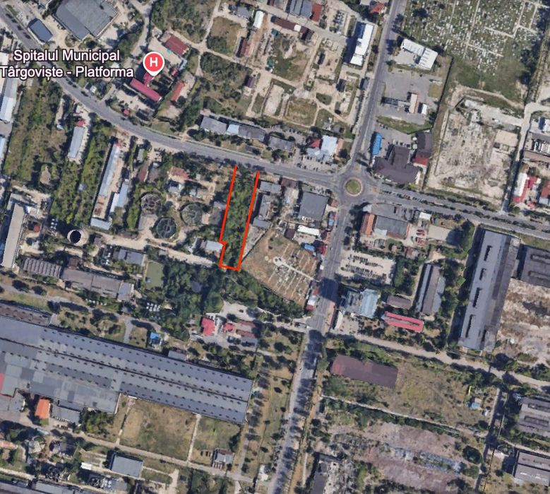 Teren Industrial 4200m Centura Targoviste Deschidere 36m la str Laminorului