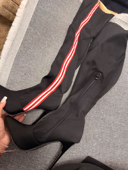 Cizme înălțime cu toc stiletto 37 noi