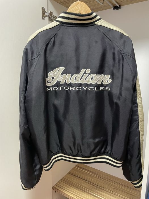 Мъжко яке моторджийско Polo от Германия, черно и бежово