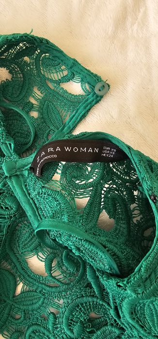 Зелена рокля Zara