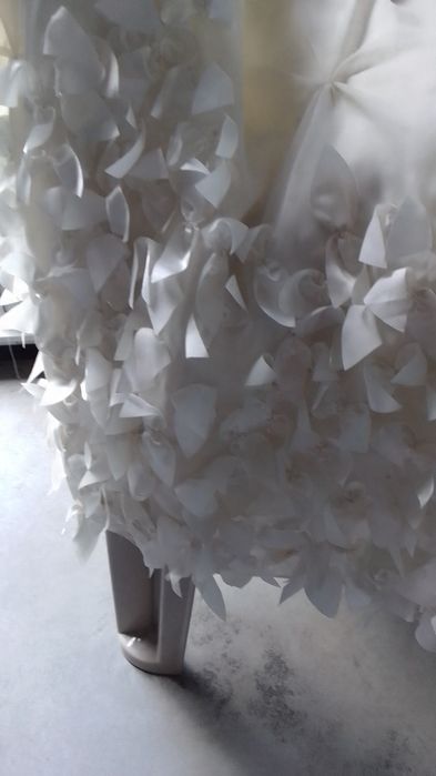 Булченска рокля . Бяла .