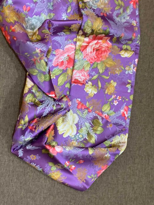 Уникален азиатски шал от 100% коприна