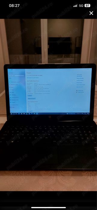 Vând Laptop HP 15-db1200ny cu procesor AMD Ryzen 7 3700U