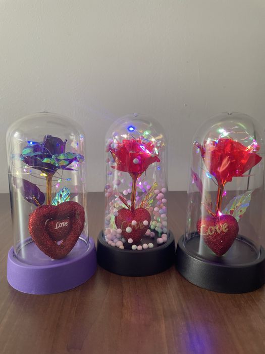 Trandafir In Cupola Cadou de Valentines Day