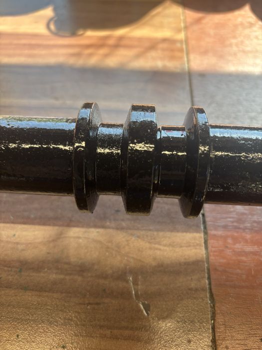 вал за циркуляр с два лагера