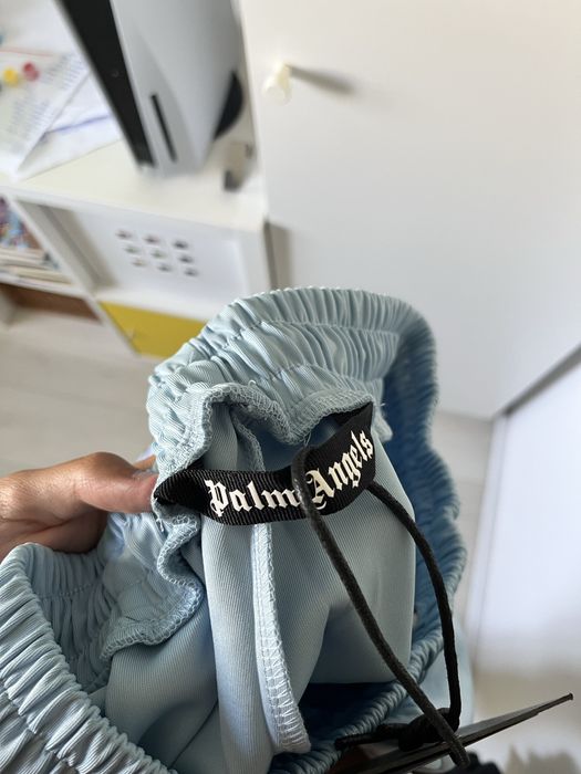 Pantaloni scurti Palm Angels albastri noi cu eticheta