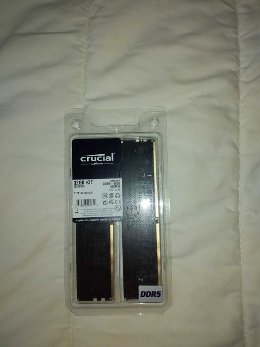 Нова RAM памет Crucial 32GB DDR 5-4800MHz
