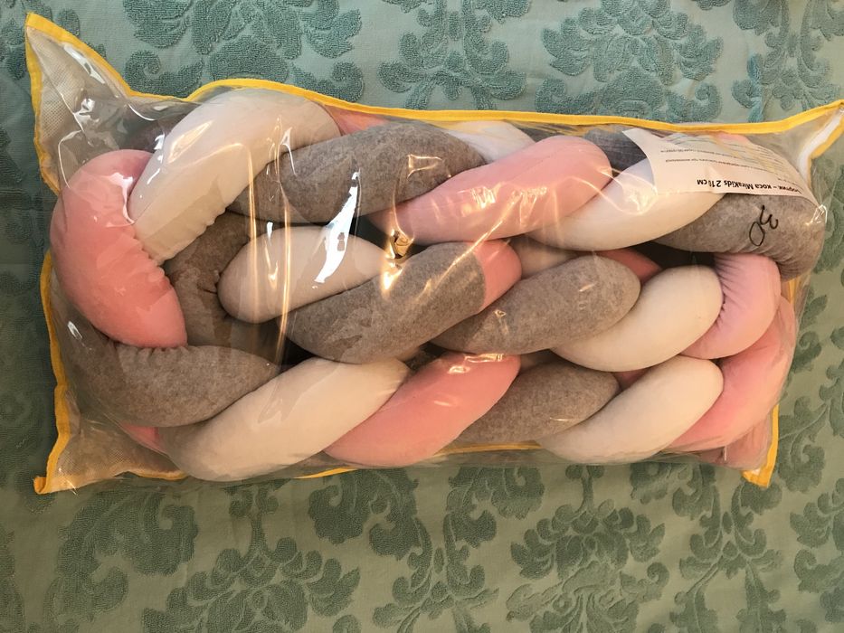 Косичка-бортик в кроватку