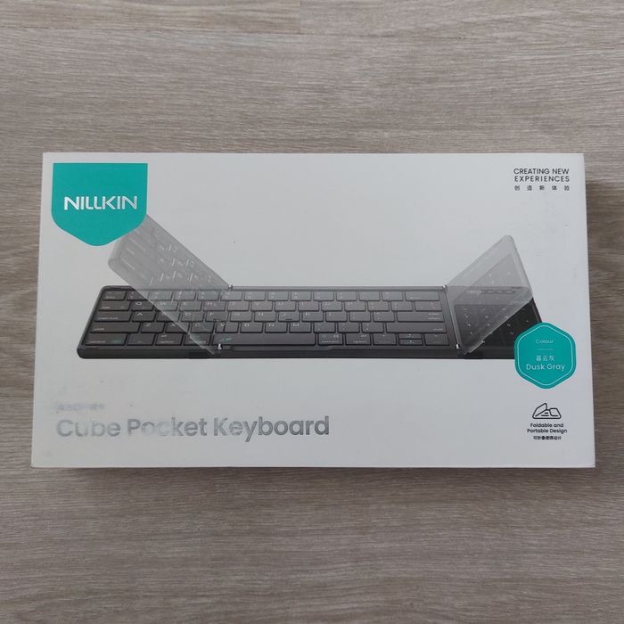 Преносима сгъваема Bluetooth клавиатура Nillkin Cube Pocket с тъчпад и Numpad, за таблет, телефон и лаптоп