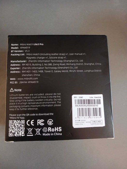 Smart watch lite 3 pro