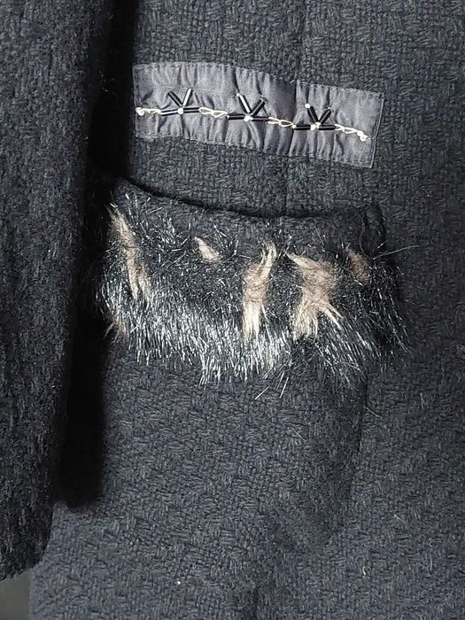 Palton negru elegant