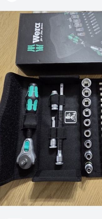 Set clichet cu tubulare si biti WERA 8100 SA 6