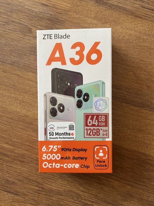 Смартфон ZTE Blade A36 4/64гб