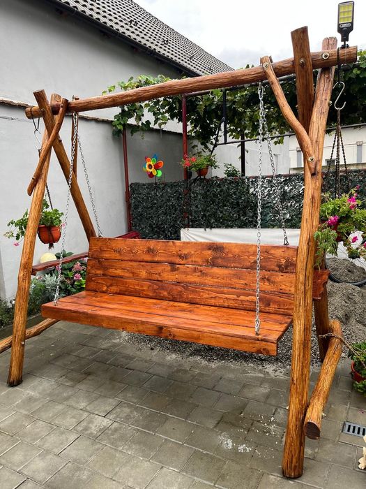 Balansoar leagăn lemn