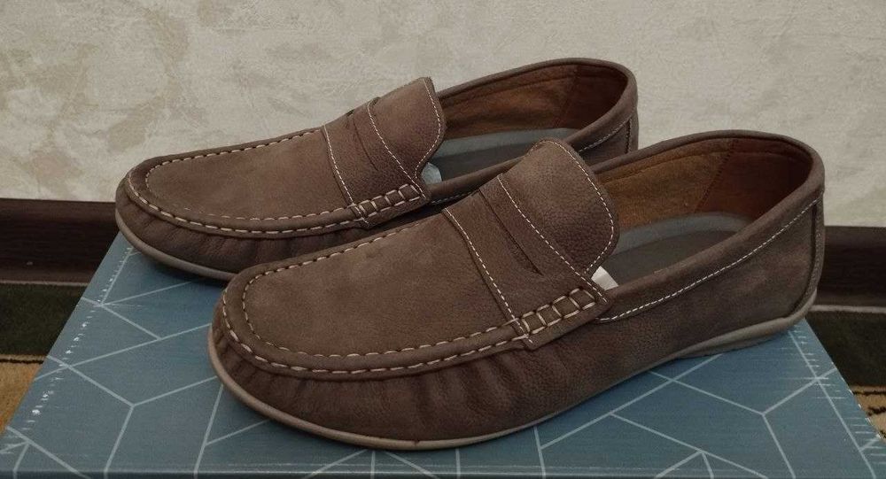 Продам новые турецкие макасины.Натуральная кожа.Р 41,42,43,45