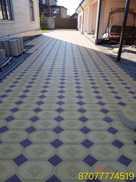 Укладка брусчатки
