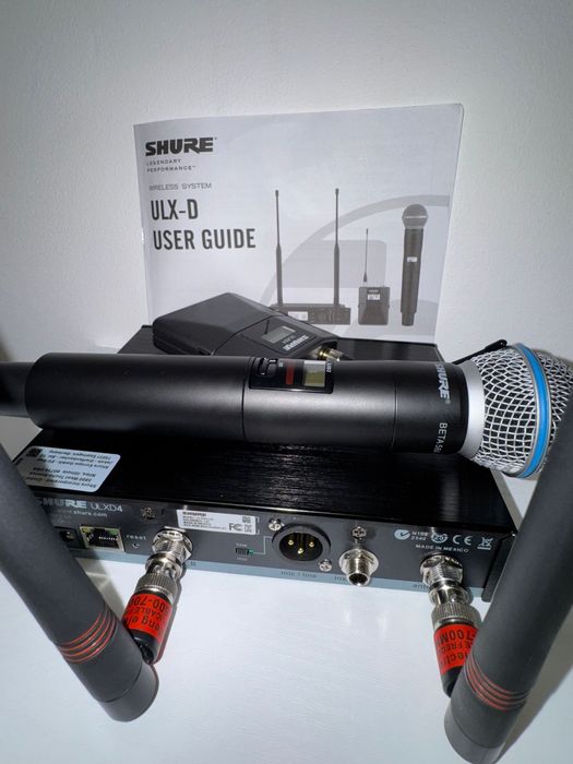Shure ULX-D24 / Beta58, sistem wireless (set complet bodypack)