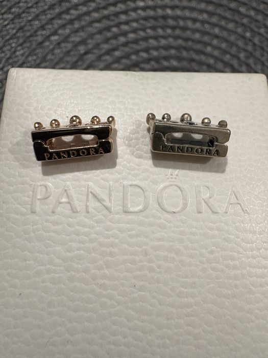 Pandora коронки златна и сребърна