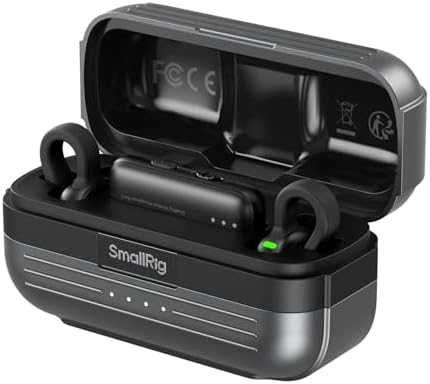 Нов Безжичен микрофон SMALLRIG S70-C2 USB-C 300м шумопотискане iPhone Android 48h кейс