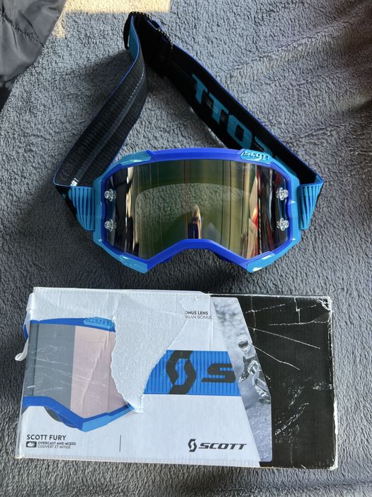 Ochelari scott fury moto/schi.noi