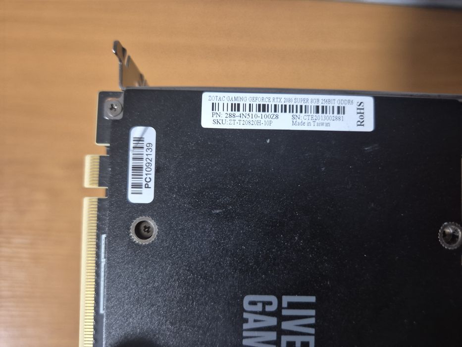 Видеокарта rtx 2080 super