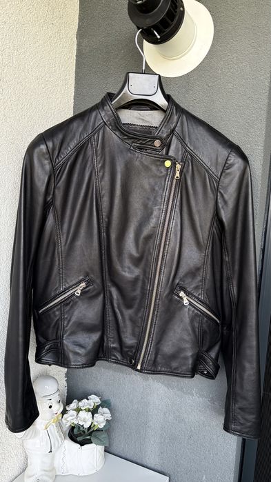 Geaca din piele Massimo Dutti