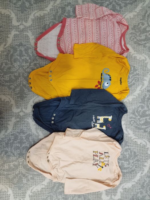 Lot hainute fetita marimea 62, 0-3luni-12 piese.