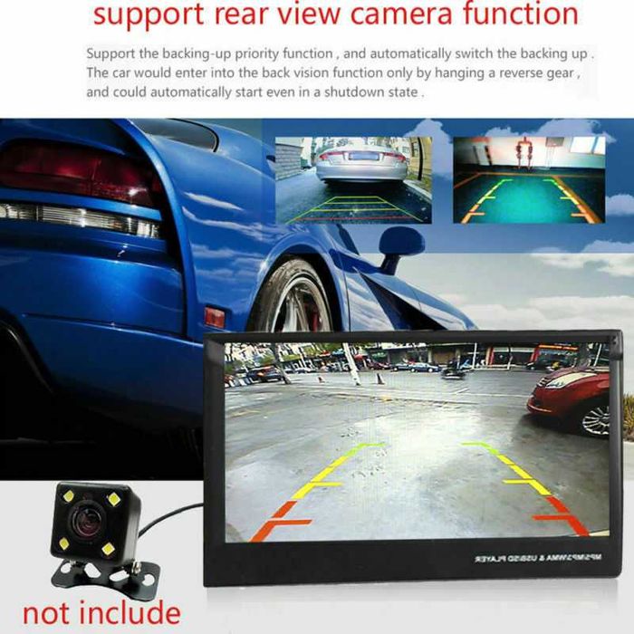 Мултимедия с камера за задно виждане, Bluetooth, FM, MP3, MP4, МР5