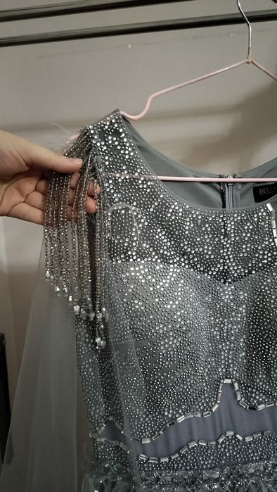 Блестящее вечернее платье.Вечерний ансамбль в пол.Корона в подарок.