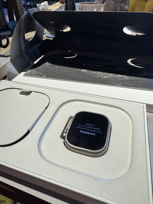 Apple Watch Ultra GPS + Cellular • 49mm Titanium • Midnight Band