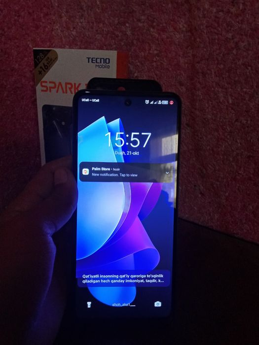Tecno Mobile Spark 10 pro rom+16gb ga 128 rom hech qayeri alishmagan