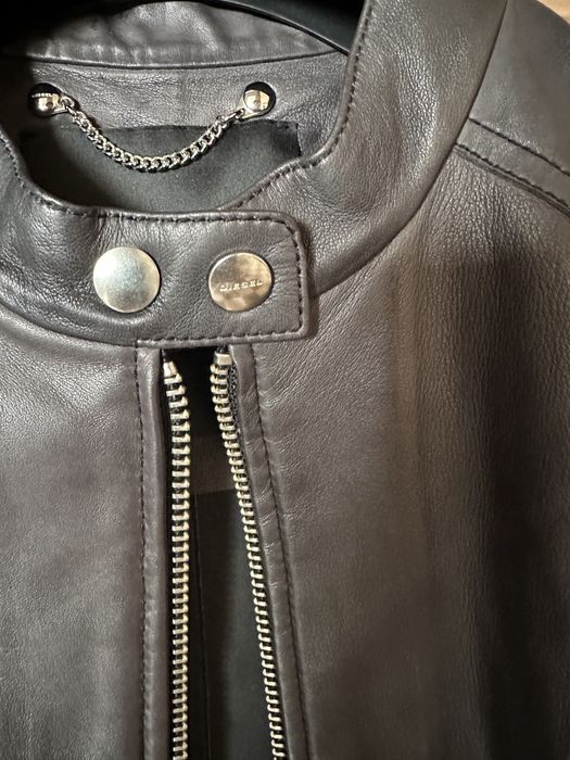 Vand geaca de piele biker DIESEL