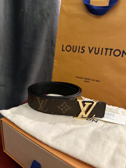Curea originala Louis Vuitton reversibila LV noua