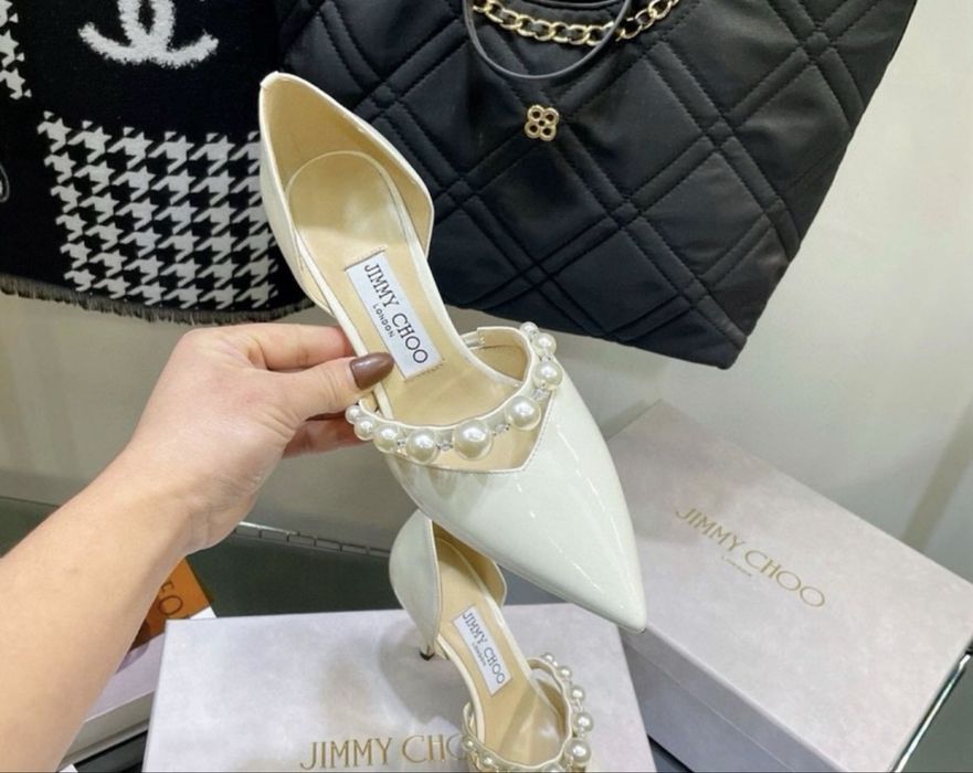 Pantofi Jimmy Choo piele naturala pe comanda