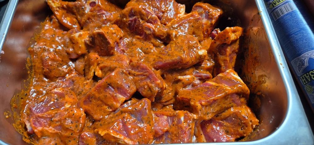 Мясо маринованное на шашлык