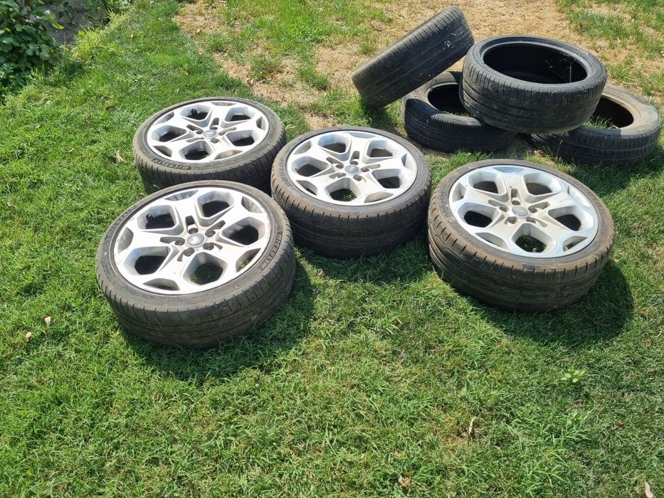Set 4 jante originale Ford R18 + anvelope – 5x108 – Mondeo ST220
