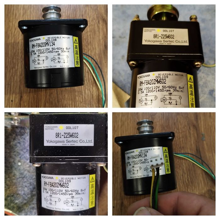 Yokogawa RM-F8A20SMV134 / RM-F8A20ZMW602  ел. двигатели и 8R1-Z25W602