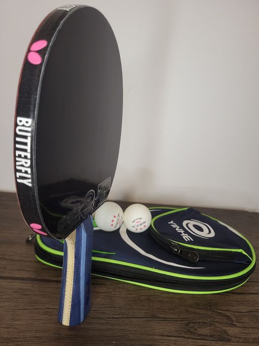 Pachet ping pong Yinhe paleta profi husa mingi g40+