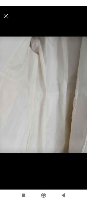 Бяло палто-размер М