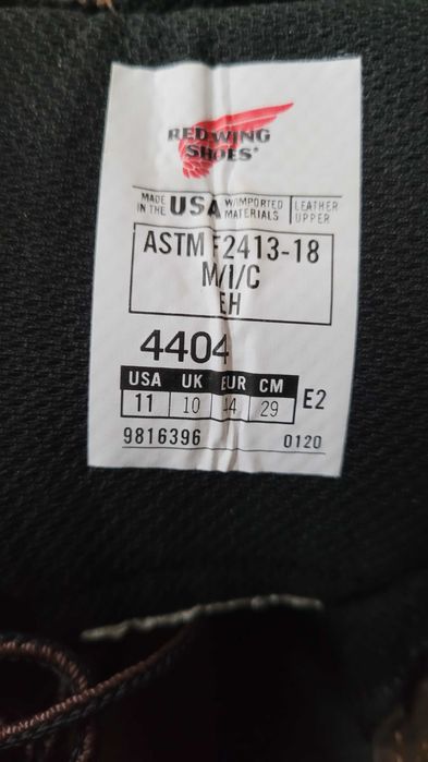 Ботинки зимние Red Wing 4404 р.43-44