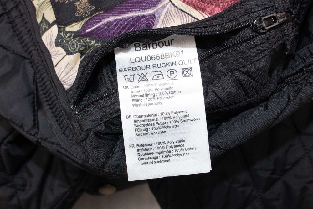 Barbour Ruskin Quilt William Morris дамско яке черно английско 40 M